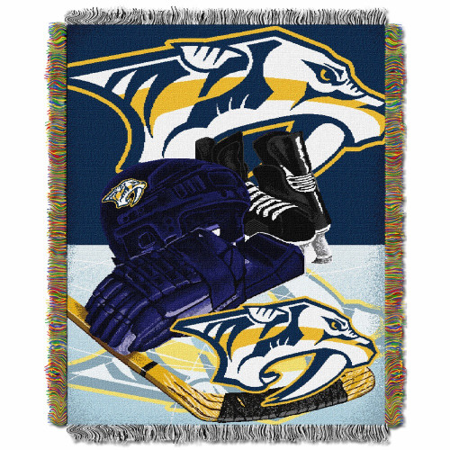 Nashville Predators Home Ice Advantage Throw Blanket