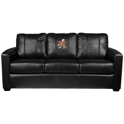 Miami Hurricanes Alt Silver Sofa