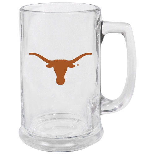 Texas Longhorns 15 oz. Decal Glass Stein