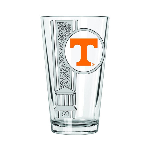 Tennessee Volunteers 16 oz. Etched Decal Pint