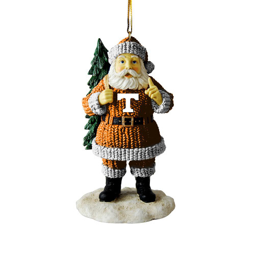 Tennessee Volunteers Santa Toting Tree Ornament