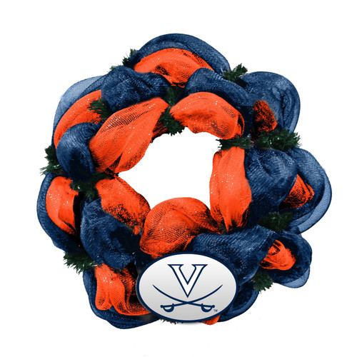 Virginia Cavaliers Mesh Wreath