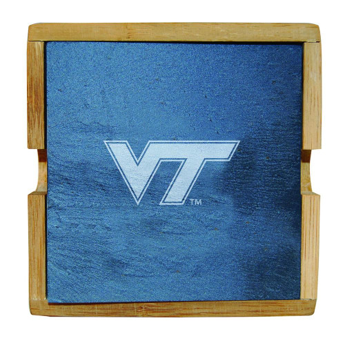Virginia Tech Hokies Slate Coaster Set