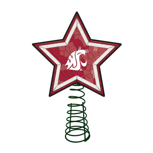 Washington State Cougars Mosaic Tree Topper
