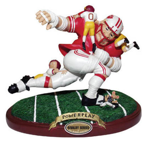 Wisconsin Badgers Powerplay Rivalry Figurine