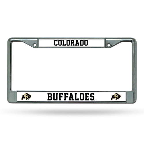 Colorado Buffaloes Chrome License Plate Frame