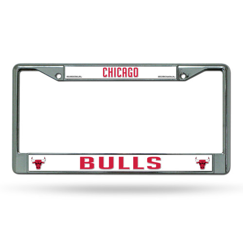 Chicago Bulls NBA Chrome License Plate Frame