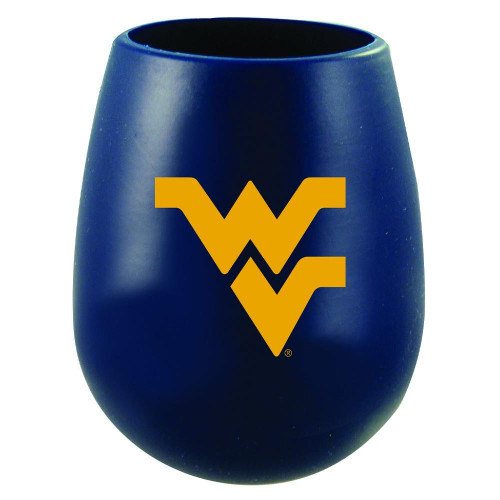 West Virginia Mountaineers Silicone Stemless Tumbler