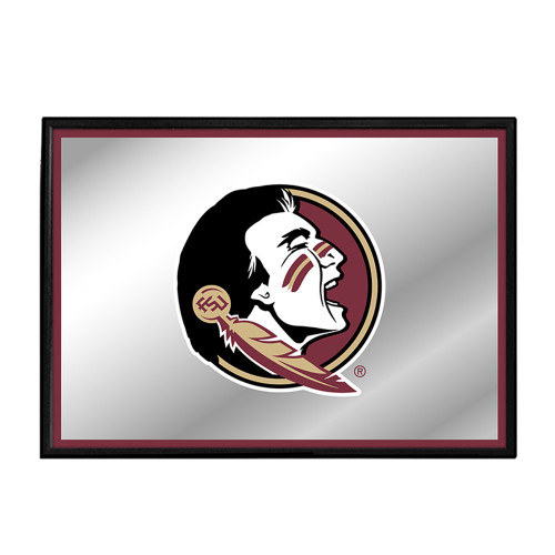 Florida State Seminoles Horizontal Framed Mirrored Wall Sign