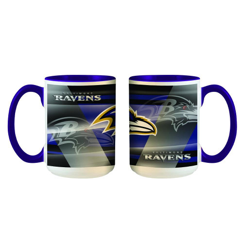 Baltimore Ravens 15 oz. Inner Color Shadow Mug