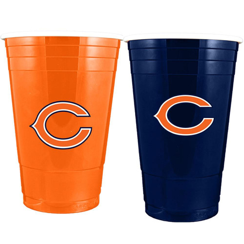 Chicago Bears 2 Pack Home/Away Plastic Cup