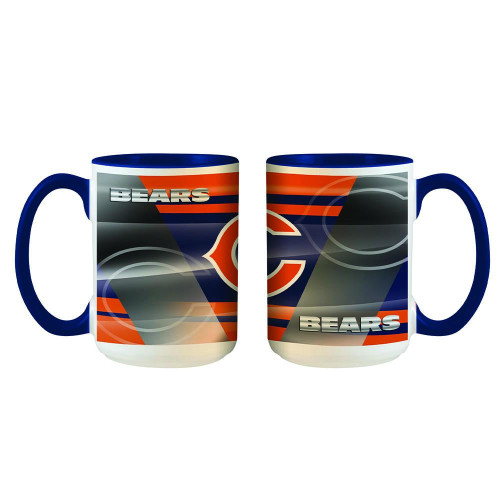 Chicago Bears 15 oz. Inner Color Shadow Mug