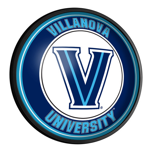 Villanova Wildcats Round Slimline Lighted Wall Sign