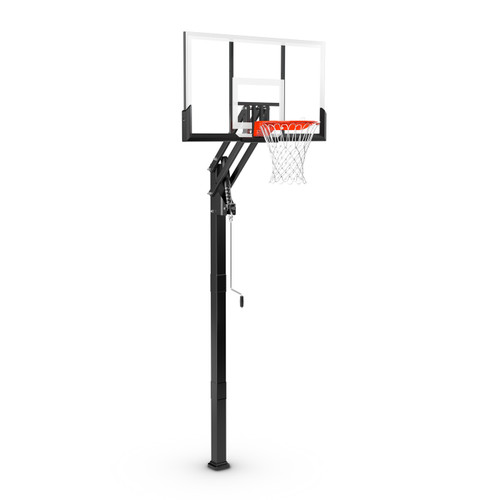 Spalding 54" U-Turn Acrylic In-Ground Basketball Hoop