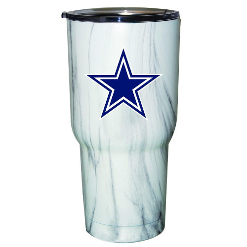 Dallas Cowboys Marble Stainless Steel Tumbler