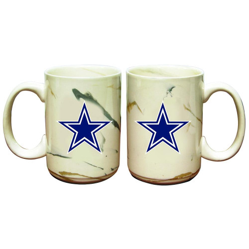 Dallas Cowboys Marble Ceramic Mug