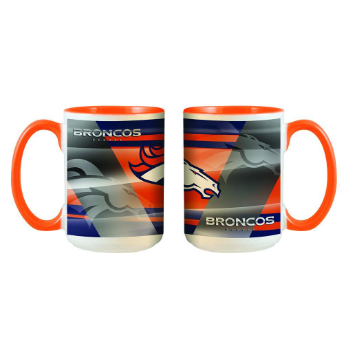 Denver Broncos 15 oz. Inner Color Shadow Mug