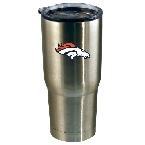 Denver Broncos 22 oz. Decal Stainless Steel Tumbler