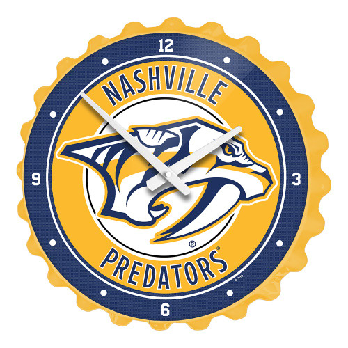 Nashville Predators Bottle Cap Wall Clock