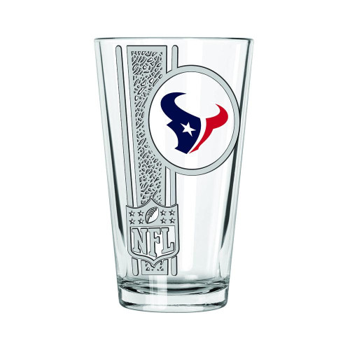 Houston Texans 16 oz. Etched Decal Pint