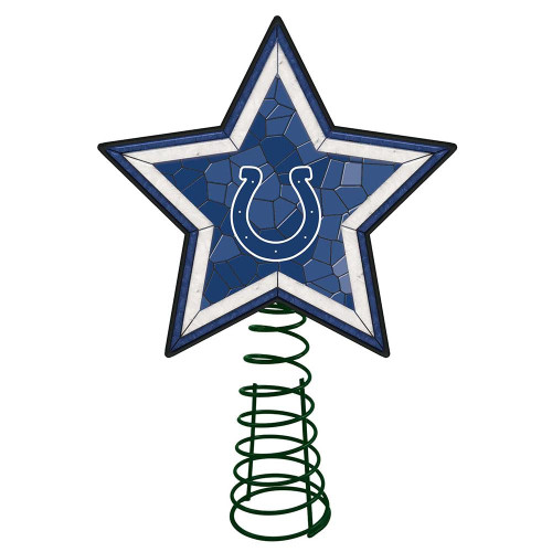 Indianapolis Colts Mosaic Tree Topper