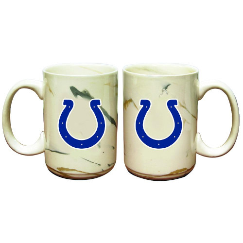 Indianapolis Colts Marble Ceramic Mug