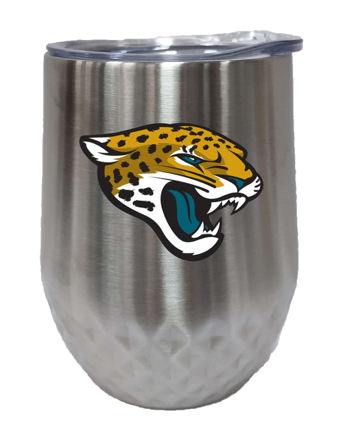 Jacksonville Jaguars 12 oz. Stainless Steel Stemless Diamond Tumbler