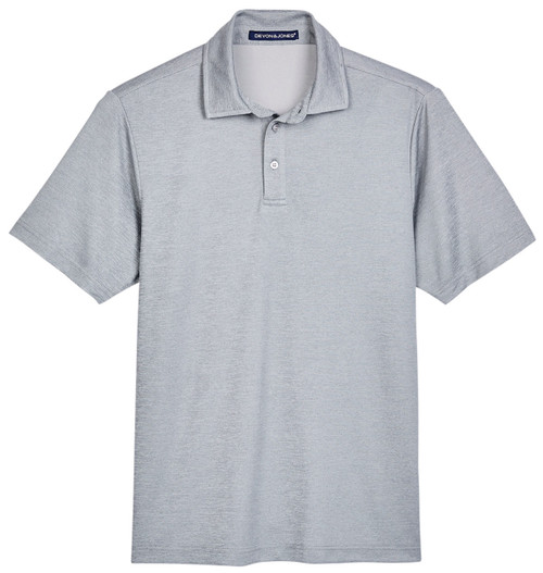 Devon & Jones CrownLux Performance Men's Address Melange Custom Polo Shirt