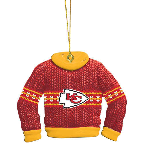 Kansas City Chiefs Ugly Sweater Ornament