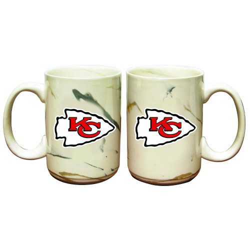 Kansas City Chiefs Marble Ceramic Mug