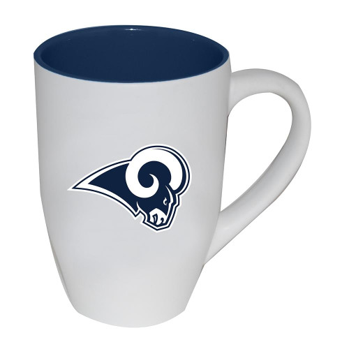 Los Angeles Rams 20 oz. 2 Tone White Matte Mug