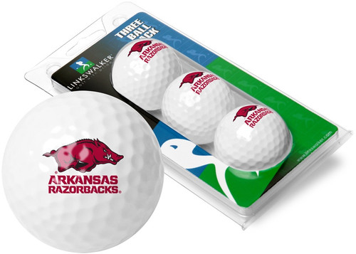 Arkansas Razorbacks 3 Golf Ball Sleeve