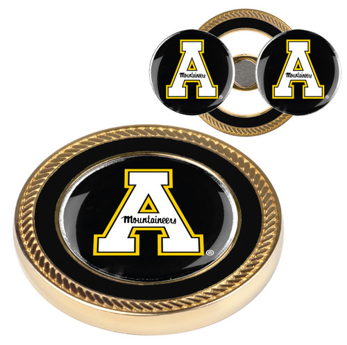 Appalachian State Mountaineers Challenge Coin with 2 Ball Markers