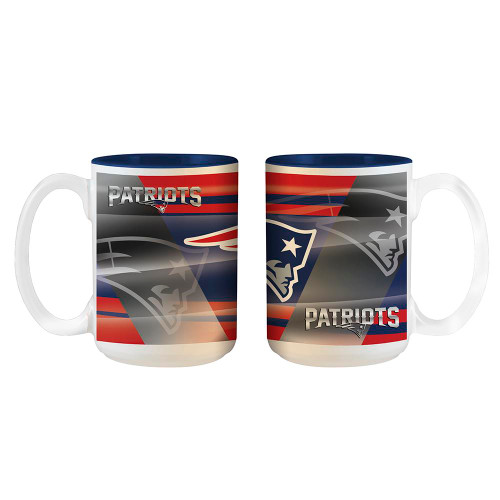 New England Patriots 15 oz. Inner Color Shadow Mug