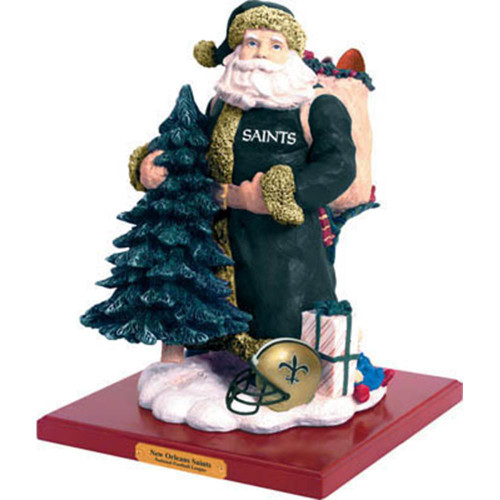 New Orleans Saints Classic Santa Figurine