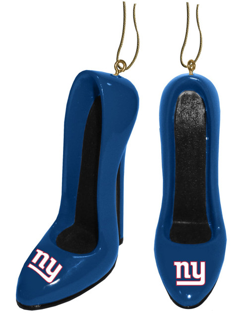 New York Giants High Heeled Shoe Ornament