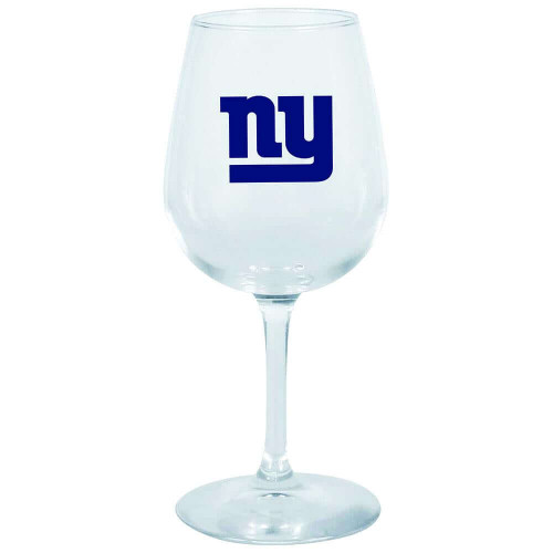 New York Giants Decal Wine Glass
