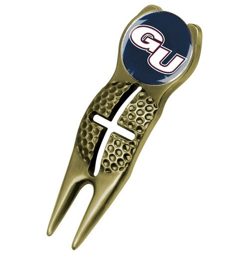 Gonzaga Bulldogs Gold Crosshairs Divot Tool