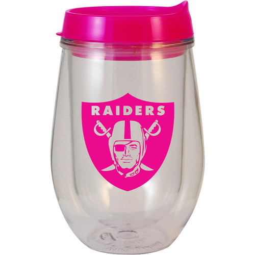 Las Vegas Raiders Pink To Go Tumbler