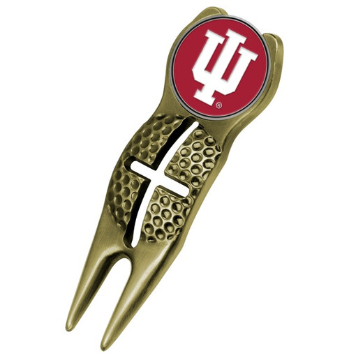 Indiana Hoosiers Gold Crosshairs Divot Tool