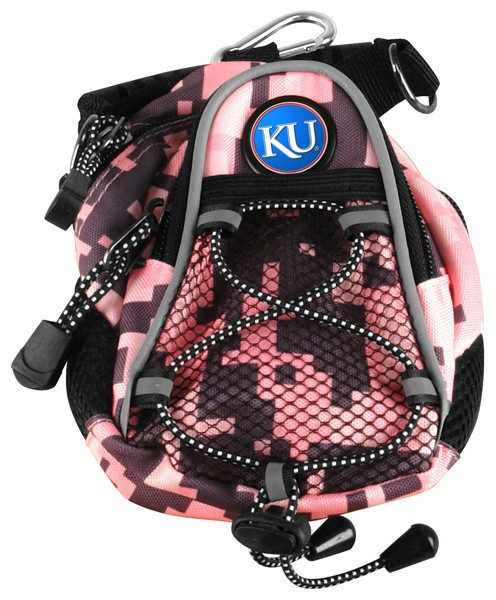 Kansas Jayhawks Pink Digi Camo Mini Day Pack