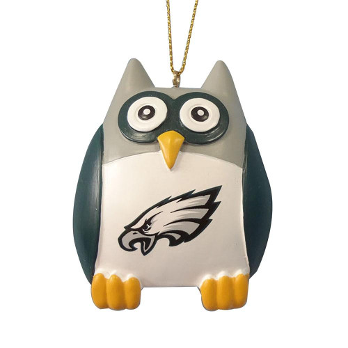 Philadelphia Eagles Owl Ornament