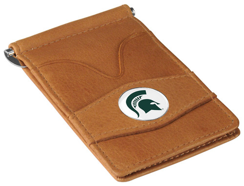 Michigan State Spartans Tan Player's Wallet