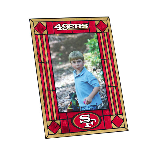San Francisco 49ers Art Glass Picture Frame