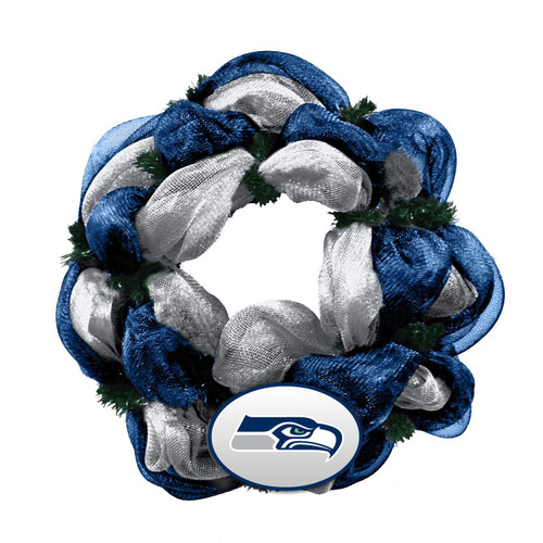 Seattle Seahawks Mesh Wreath