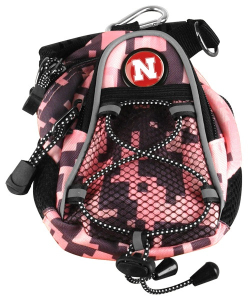 Nebraska Cornhuskers Pink Digi Camo Mini Day Pack