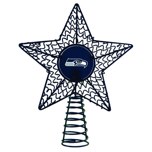 Seattle Seahawks Metal Star Tree Topper