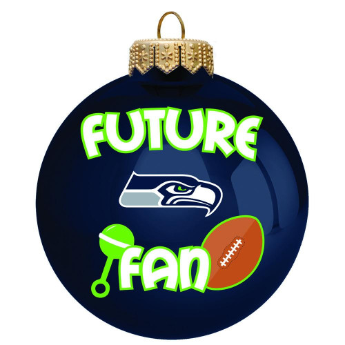Seattle Seahawks Future Fan Ball Ornament