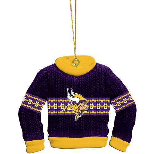 Minnesota Vikings Ugly Sweater Ornament