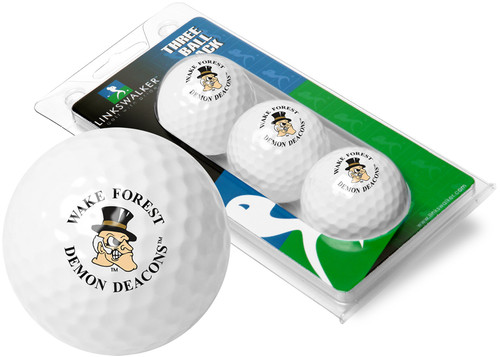 Wake Forest Demon Deacons 3 Golf Ball Sleeve